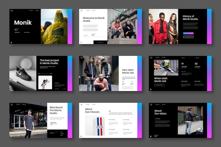 商务项目展示工作汇报Keynote模板 - 顶尖PPT