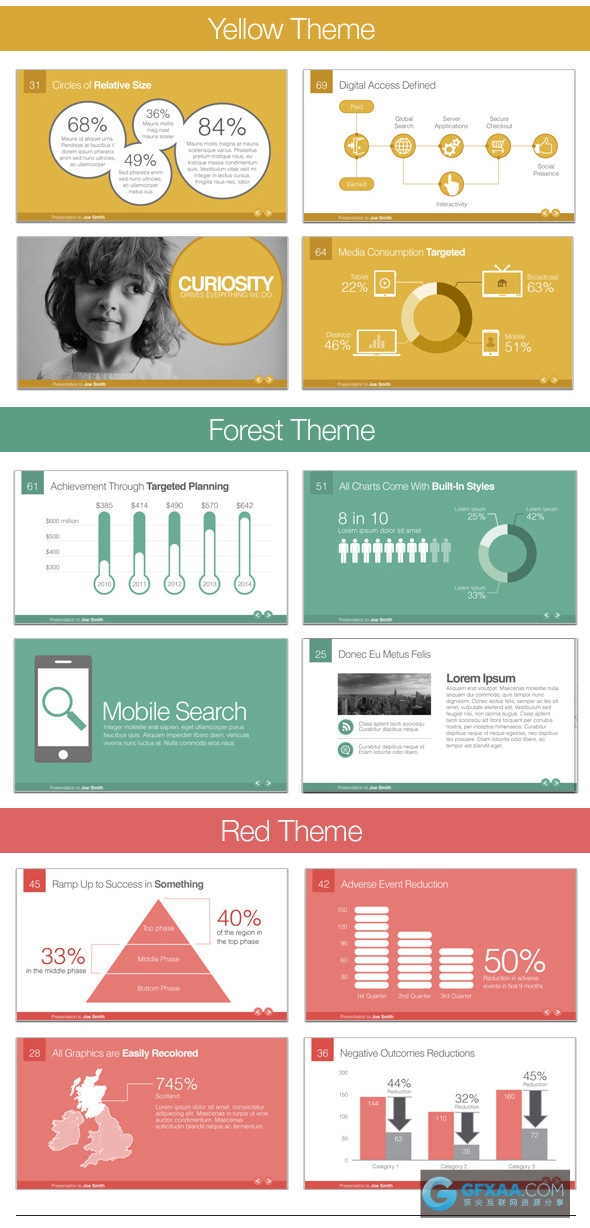 142页动画多种配色高级国际商务PPT模板 - 顶尖PPT