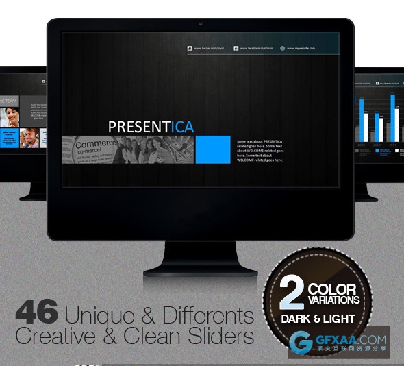 23页动画企业团队成员介绍通用PPT模板 - 顶尖PPT