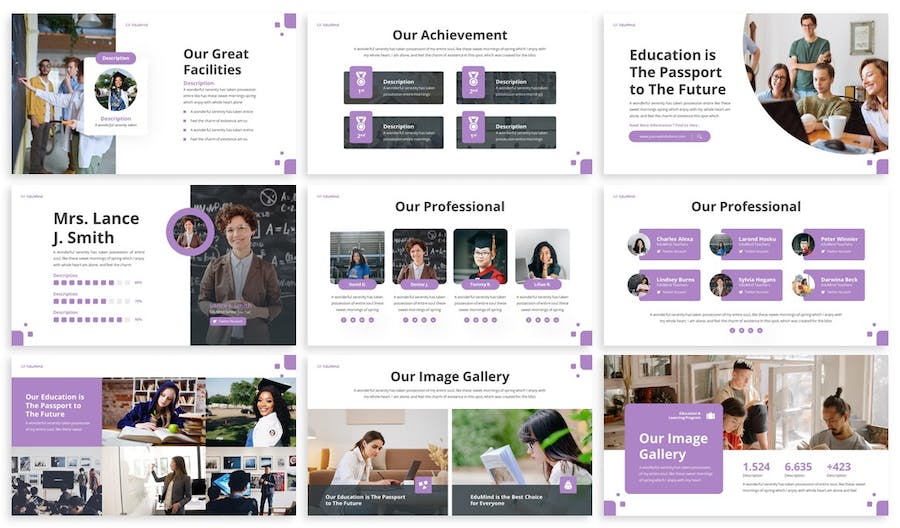 大学教育培训主题keynote模板 - 顶尖PPT