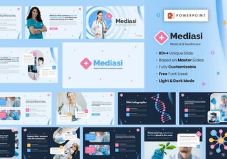 医疗健康诊疗服务介绍PPT模板 - 顶尖PPT