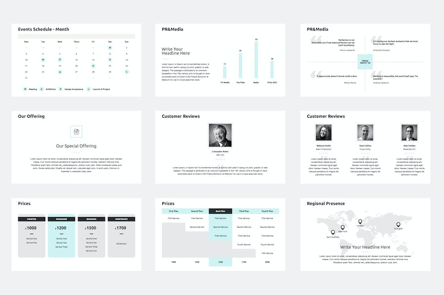 年度财务业绩报告PPT模板 - 顶尖PPT