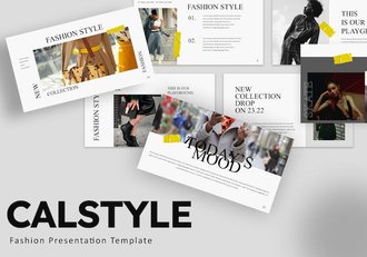 极简时尚流行服饰市场分析报告PPT模板 - 顶尖PPT