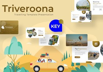 旅游度假出国游玩keynote模板 - 顶尖PPT