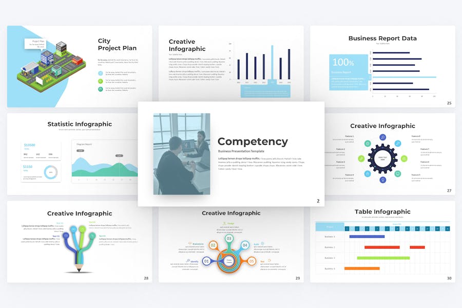 商务风格业务合作PPT模板 - 顶尖PPT