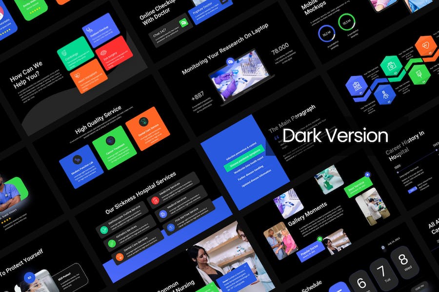 医学医疗护理主题keynote模板 - 顶尖PPT