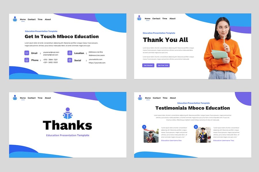 教育学习课程讲述展示方案设计大纲Keynote模板 - 顶尖PPT