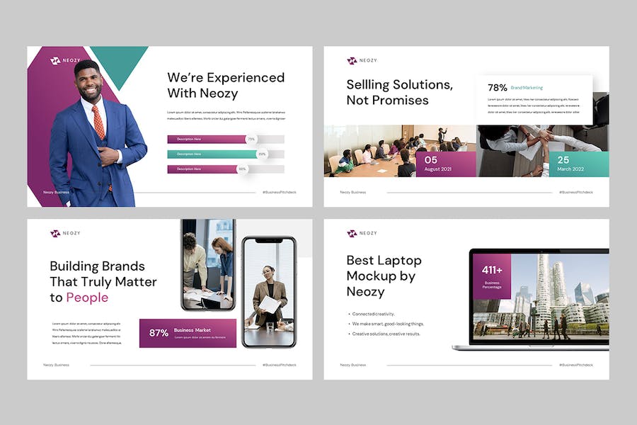 商业融资路演推介方案展示PPT模板 - 顶尖PPT
