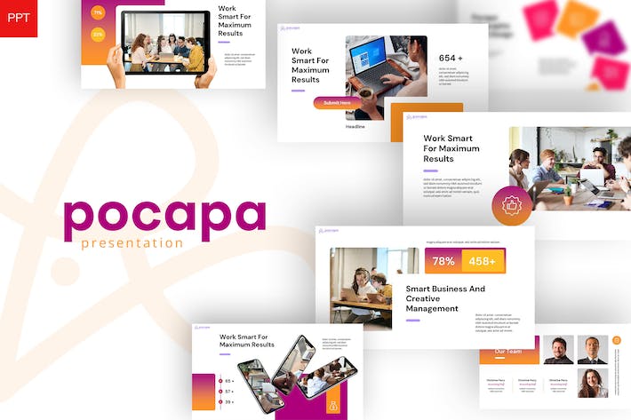 创意设计风格展示PPT模板 - 顶尖PPT