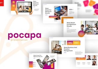 创意设计风格展示PPT模板 - 顶尖PPT