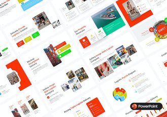 快递物流行业分析工作计划总结PPT模板 - 顶尖PPT