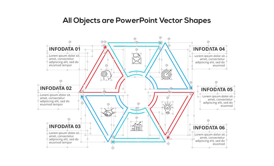 极简线条动画信息图表PPT模板 - 顶尖PPT