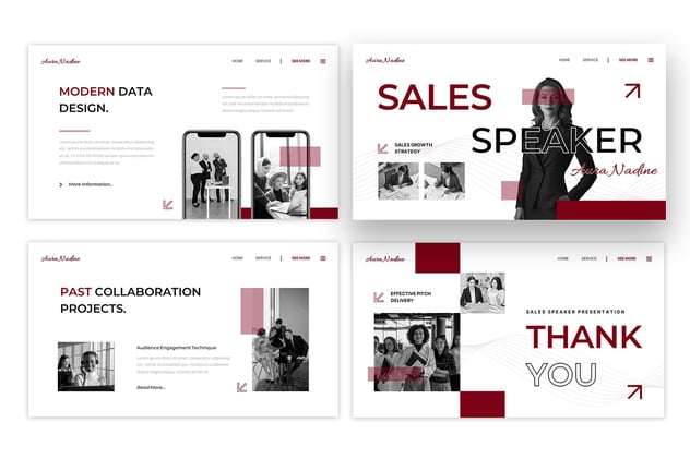 销售演讲者keynote模板 - 顶尖PPT