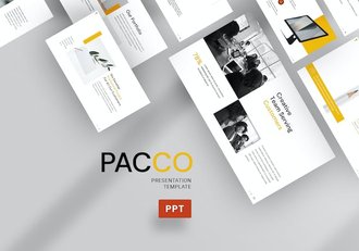 简约商业计划企业合作团队介绍商务通用PPT模板 - 顶尖PPT