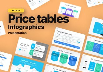 多种不同样式价格表keynote模板 - 顶尖PPT