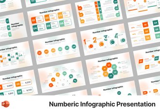 数字统计数据信息图形PPT模板 - 顶尖PPT