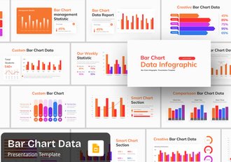 多种演示彩色条形图数据展示PPT模板 - 顶尖PPT