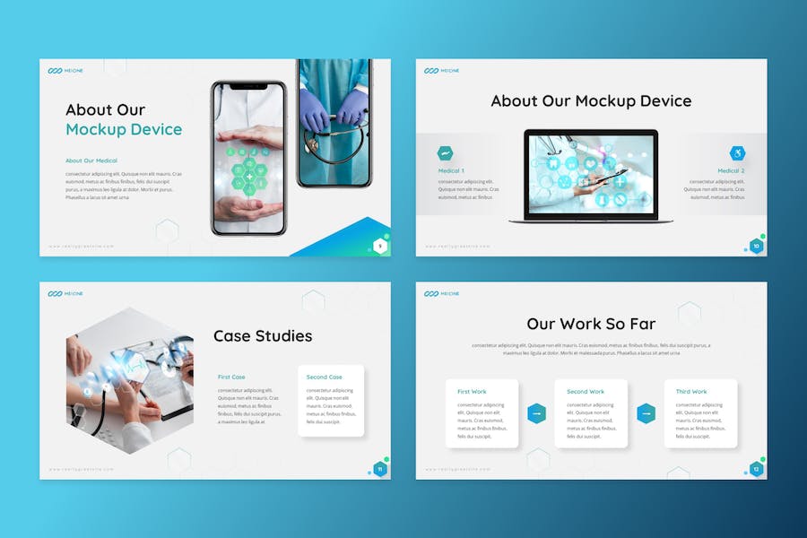 医疗健康医学研究报告Keynote模板 - 顶尖PPT