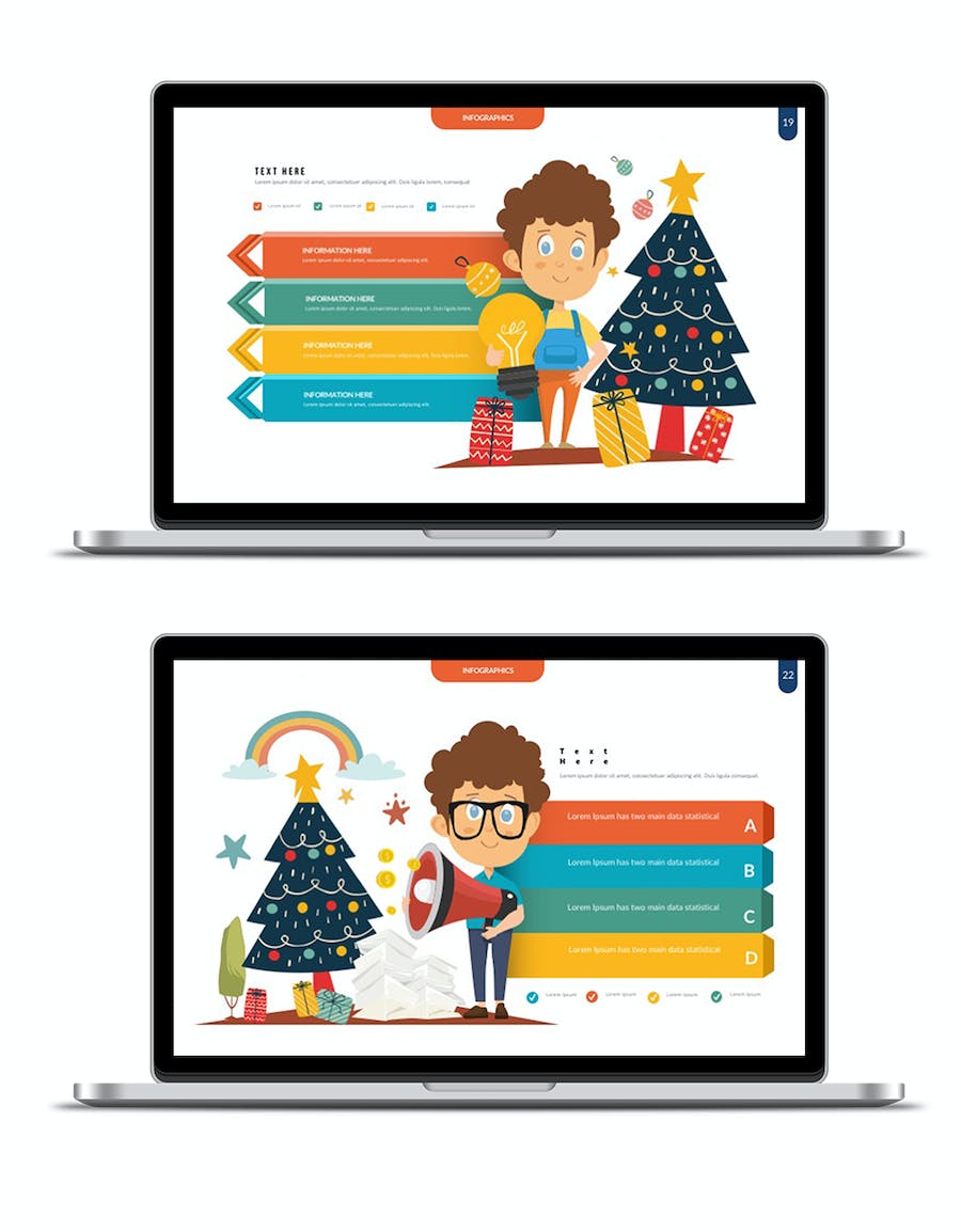 圣诞节快乐主题演讲策划Keynote模板 - 顶尖PPT