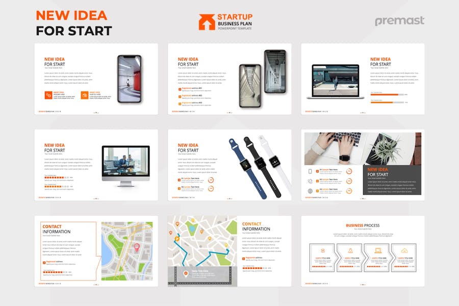 创业领域商业计划展示PPT模板 - 顶尖PPT