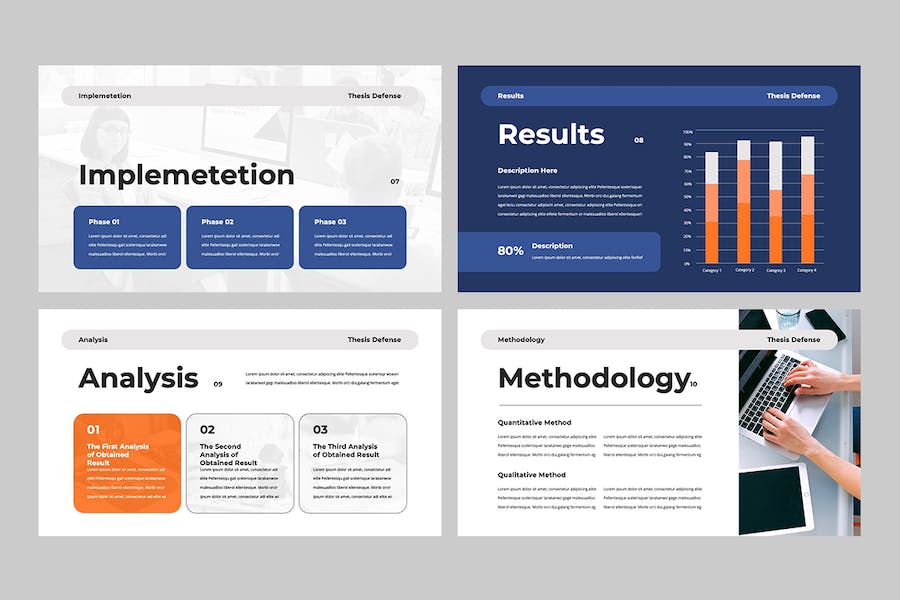 学位论文答辩学术汇报PPT模板 - 顶尖PPT