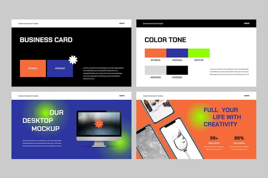 多场景创意风格PPT模板 - 顶尖PPT