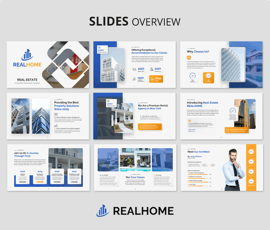 欧美房地产项目推介高级PPT模板 - 顶尖PPT