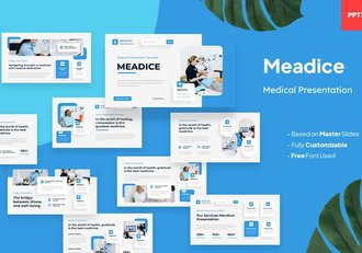医疗健康诊所医院服务PPT模板 - 顶尖PPT