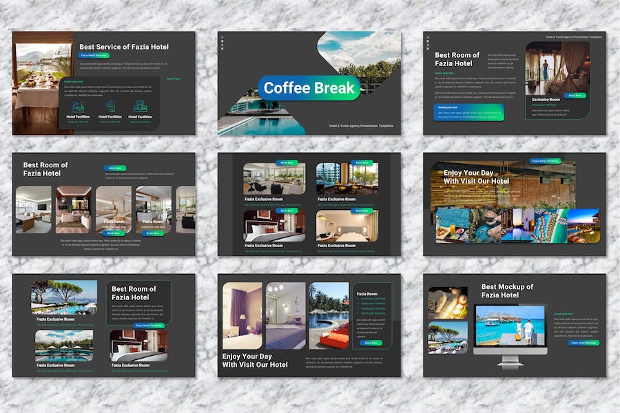 酒店管理运营方案PPT模板 - 顶尖PPT