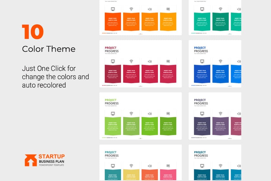 创业领域商业计划展示PPT模板 - 顶尖PPT