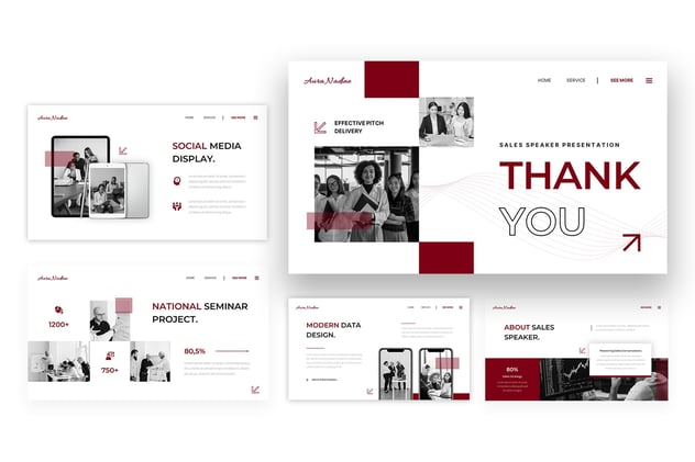 销售演讲者keynote模板 - 顶尖PPT