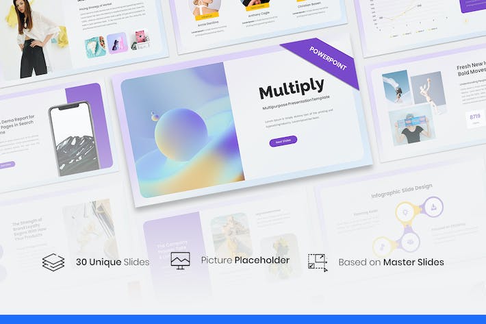 办公多用途场景适用PowerPoint模板 - 顶尖PPT