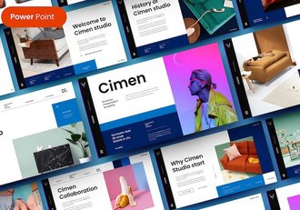 欧美商务商业PowerPoint模板 - 顶尖PPT