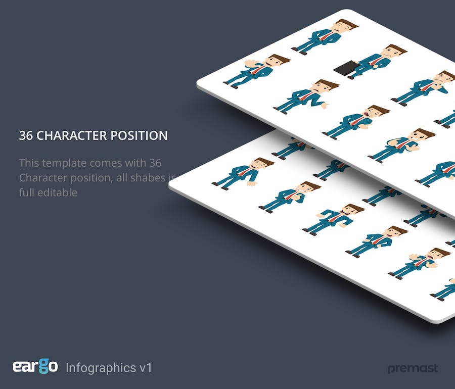 200页高端国外商务图形图表PPT模板 - 顶尖PPT