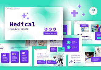 医学主题学术交流病例讨论医疗知识keynote模板 - 顶尖PPT