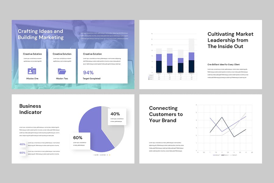 全球商务市场营销推广Keynote模板 - 顶尖PPT