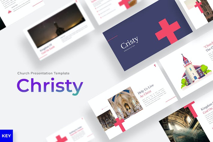 国外大教堂项目介绍展示keynote模板 - 顶尖PPT