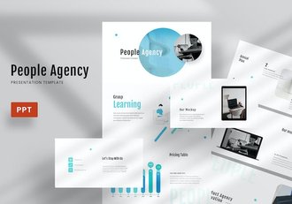 企业人员介绍展示PPT模板 - 顶尖PPT