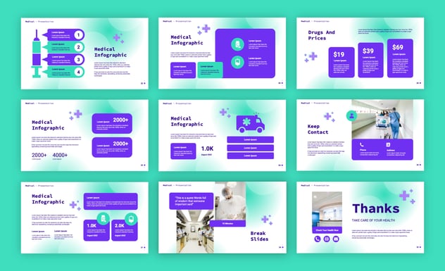 医学主题学术交流病例讨论医疗知识keynote模板 - 顶尖PPT