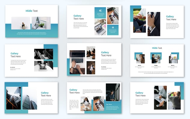 蓝色商业项目合作PPT模板 - 顶尖PPT