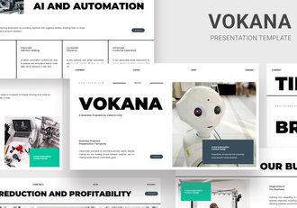 人工智能和机器人自动化PPT模板 - 顶尖PPT