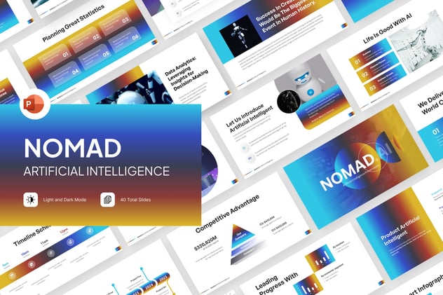 人工智能PowerPoint模板 - 顶尖PPT