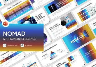 人工智能PowerPoint模板 - 顶尖PPT