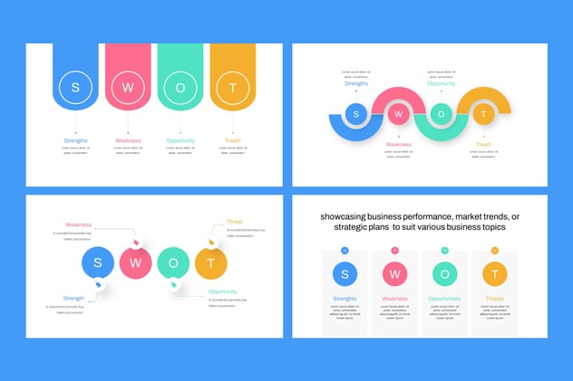 可视化彩色商业数据展示图形图表PPT模板 - 顶尖PPT