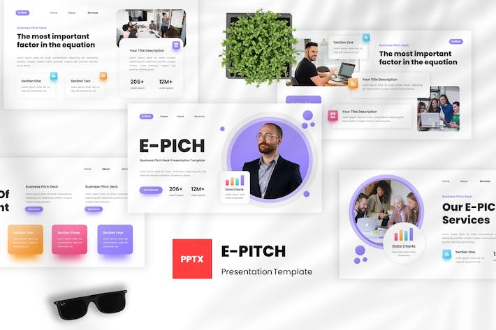 电商平台融资推介方案PPT模板 - 顶尖PPT