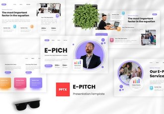 电商平台融资推介方案PPT模板 - 顶尖PPT