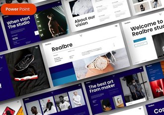 产品摄影展示服装奢侈品产品营销策划产品业务展示PPT模板 - 顶尖PPT