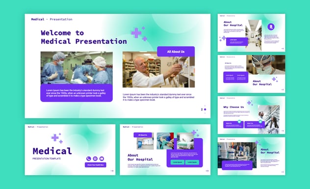 医学主题学术交流病例讨论医疗知识keynote模板 - 顶尖PPT