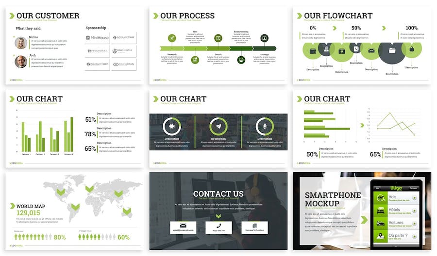 教育知识讲述展示课程教学传播Keynote模板 - 顶尖PPT