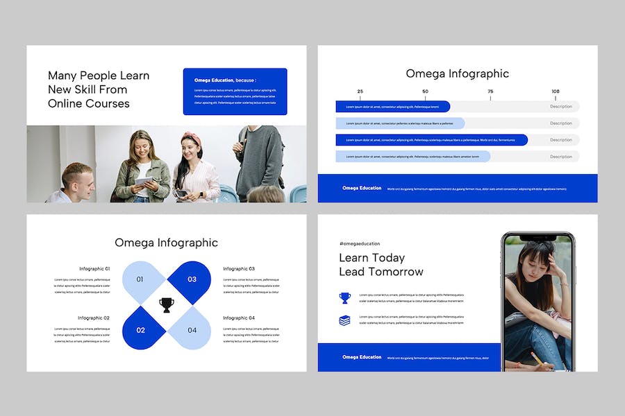 在线教育培训课程PPT模板 - 顶尖PPT